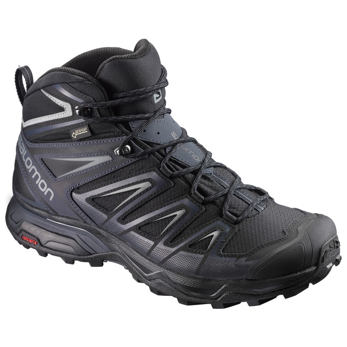 SALOMON X ULTRA 3 MID GTX® Philippines - Men's Hiking Shoes - Black | 423017-KQJ